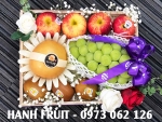 Mẫu khay hoa quả hiện đại đẹp HF012 - Hạnh Fruit